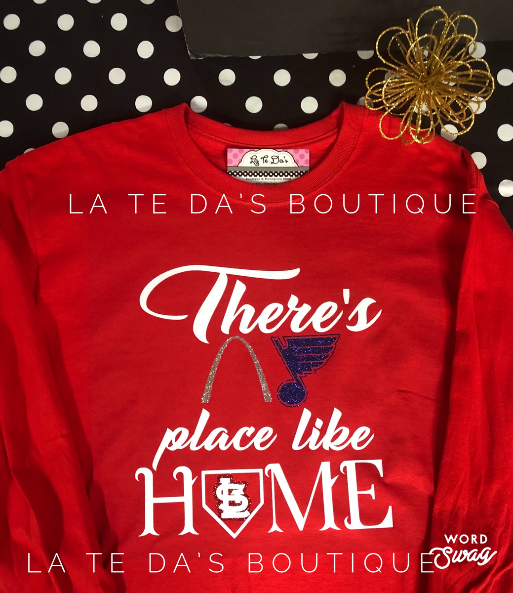 La TE Da’s Boutique Chiefs Glitter Baseball T-Shirt XL