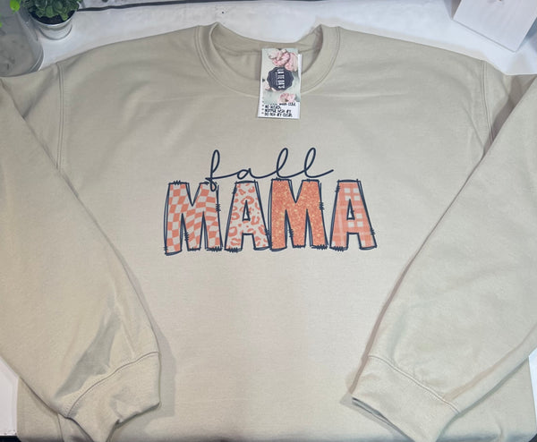 Fall Mama Crewneck Sweatshirt