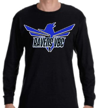La TE Da’s Boutique Ravens Long Sleeve Shirt Youth M / Black