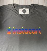 Instacart Crewneck Short Sleeve T-Shirt Rainbow