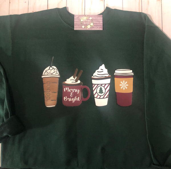 Christmas Coffee Crewneck Sweatshirt