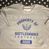 Property of Battlehawks T Shirt