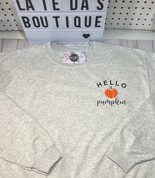 Hello Pumpkin Sweatshirt