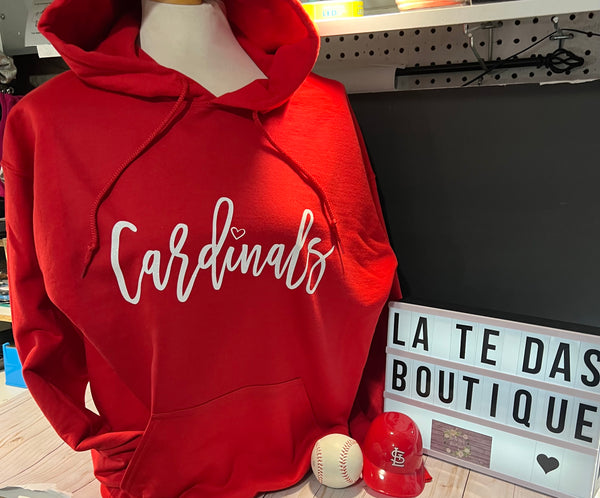 Cardinals Hoodie – La Te Da's Boutique
